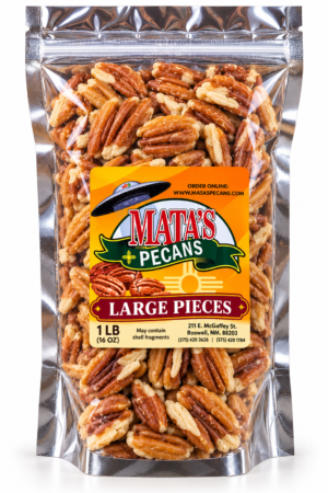 Shelled Pecans Large Pieces 1LB