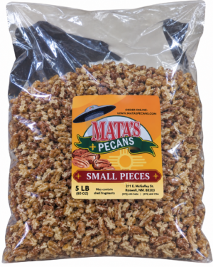 Mata’s Small Pieces Pecans Bag Shelled Pecans Small Pieces 5LB