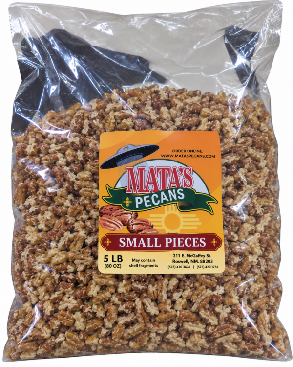 Mata’s Small Pieces Pecans Bag Shelled Pecans Small Pieces 5LB